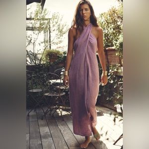 Zara Halter Summer Dress with Lowcut Back